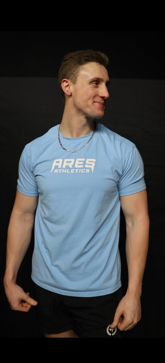 Ares Oversized Tee-Light Blue